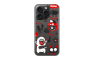 Silikonska Maskica za iPhone 16 Pro Max - Doodle Red 241950