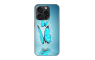 Silikonska Maskica za iPhone 16 Pro - Blue Butterfly 242196