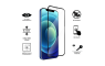 Zaštitno Staklo za ekran za iPhone XR (3D) - (Prozirno sa crnim rubovima) 250910