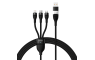 Baseus 3u1 USB kabel + Type C - Type-C + Lightning + MicroUSB - 120cm - 100W - 3.5 A 242927