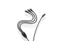 Baseus 3u1 USB kabel + Type C - Type-C + Lightning + MicroUSB - 120cm - 100W - 3.5 A 242933