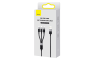 Baseus 3u1 USB data kabel - Type-C + Lightning + MicroUSB - 120cm - 3.5A - Crni 242947