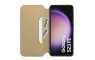 Dual pocket preklopna maskica za Samsung Galaxy S23 FE - Zlatna 265459