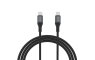 Dudao Type C na Type C pleteni kabel 2M (60W) - Crni 251373