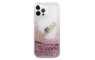 GUESS Glitter Vintage maskica za iPhone 12 – Roza 135678