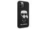 Karl Lagerfeld Silicone Iconic maskica za iPhone 12 – Crna 135799