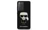 Karl Lagerfeld Silicone Iconic maskica za Galaxy S21 Ultra – Crna 135763