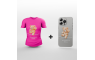 Ženska Majica + Silikonska maskica za mobitel - F37 248262