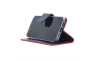 Fancy Wallet Maskica za Samsung Galaxy S24 FE - Crveno-plava 243592