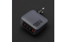 Forcell zidni strujni adapter PD QC GaN - 1x USB - 3x Type C (100W) - sivi 254006