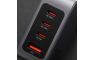 Forcell zidni strujni adapter PD QC GaN - 1x USB - 3x Type C (100W) - sivi 254010
