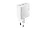 Forever zidni strujni adapter PD QC GaN - 2x Type C utor (65W) - bijeli 252738