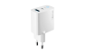 Forever zidni strujni adapter GaN PD QC - 1x USB - 1x Type C utor (45W) - bijeli 257230