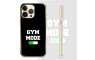 Silikonska maskica za mobitel - Gym Mode - Crna - Gym - 34 242983