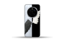 Silikonska Maskica za Honor Magic 7 Pro - Black & White 250583