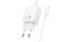 HOCO zidni punjač PD/QC 30W – TypeC + Lightning kabel – Bijeli 268283