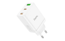HOCO zidni strujni adapter PD QC - 1x USB - 2x Type C utor 3A (35W) - bijeli 247189