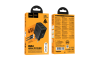 HOCO GaN zidni punjač PD/QC 65W – 2× Type-C + USB + Type-C kabel – Crni 268263