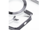 MagSafe Prozirna Silikonska maskica sa crnim rubovima za Samsung Galaxy S25 266157