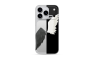 Silikonska Maskica za iPhone 17 Pro Max - Black & White 255095