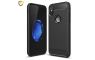 Silikonska Carbon Maskica za iPhone X/XS - Siva 237312