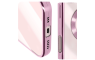Kromirana prozirna maskica za iPhone 16 - Roza 246519