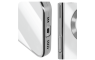Kromirana prozirna maskica za iPhone 16 - Srebrna 246568