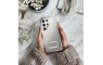 Kromirana prozirna maskica za Samsung Galaxy S25 Ultra - Srebrna 247094