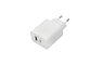 Maxlife zidni adapter - 1x USB - 1x Type C utor (20W) - bijeli 241211