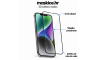 Zaštitno Staklo za ekran za iPhone 14 Plus (3D) - (Prozirno sa crnim rubovima) 270909