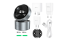 Hoco Unutrarnja Kamera 3MP Full HD D3 - srebrna 268330