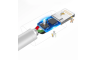 Dudao USB na Lightning kabel 100cm (3A) - Bijeli 268976