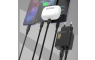 Dudao GaN zidni punjač 30W PD USB + Type-C sa Type-C kabelom – crni 269014