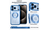  Kromirana prozirna maskica za iPhone 18 Pro / 17 Pro - Plava 269905