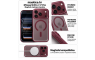 MagSafe matirana maskica za iPhone 18 Pro / 17 Pro - Bordo 269870