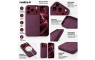 MagSafe Mekana Silikonska maskica za iPhone 18 Pro / 17 Pro - Bordo 269901