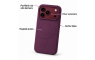 MagSafe Mekana Silikonska maskica za iPhone 18 Pro / 17 Pro - Bordo 269889