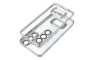 Kromirana prozirna maskica za Samsung Galaxy S25 Plus - Srebrna 246298