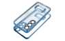 Kromirana prozirna maskica za Samsung Galaxy S25 - Plava 265123