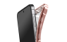 MagSafe Prozirna Silikonska maskica sa rose gold rubovima za Samsung Galaxy S25 Plus 265642