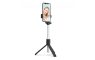 Univerzalni Teleskopski Selfie Stick s tripodom - crni 249003