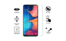 Zaštitno Staklo za ekran za Samsung Galaxy A20e (2D) - Prozirno 241839