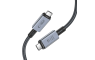 Tech-Protect UltraBoost Max Type C 4.0 na Type C 4.0, 240W 8K 40Gbps 2m kabel - crni 241157