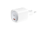 XO zidni punjač PD 30W Type-C + Type C kabel - bijeli 257260