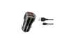 XO Autopunjač - 2x USB + Lightning kabel - 2.4A 245495