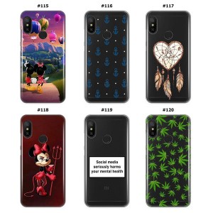 Silikonska Maskica za Mi A2 Lite / Redmi 6 Pro  - Šareni motivi