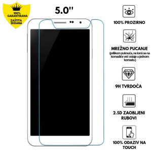 Univerzalno Zaštitno Staklo za ekran (2D) - 5.0''