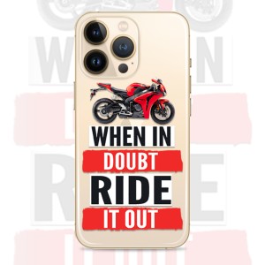 Silikonska Maskica - "When in doubt, ride it out" Motor - AM13