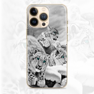 Silikonska Maskica - Snježni leopardi - SZ01