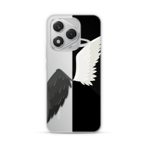 Silikonska Maskica za Honor 400 Lite - Black & White